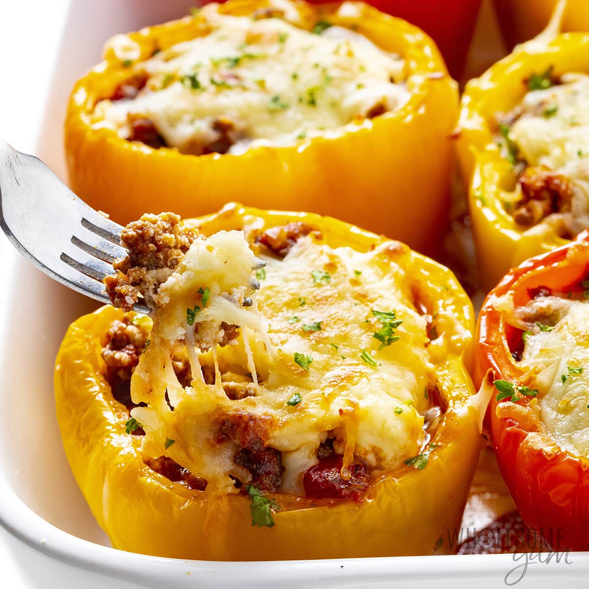 Baked Keto Stuffed Peppers