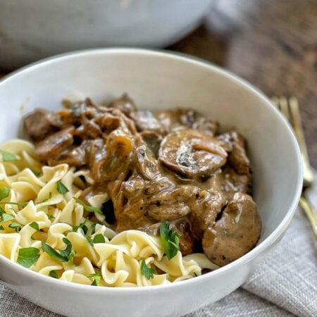 Keto Beef Stroganoff