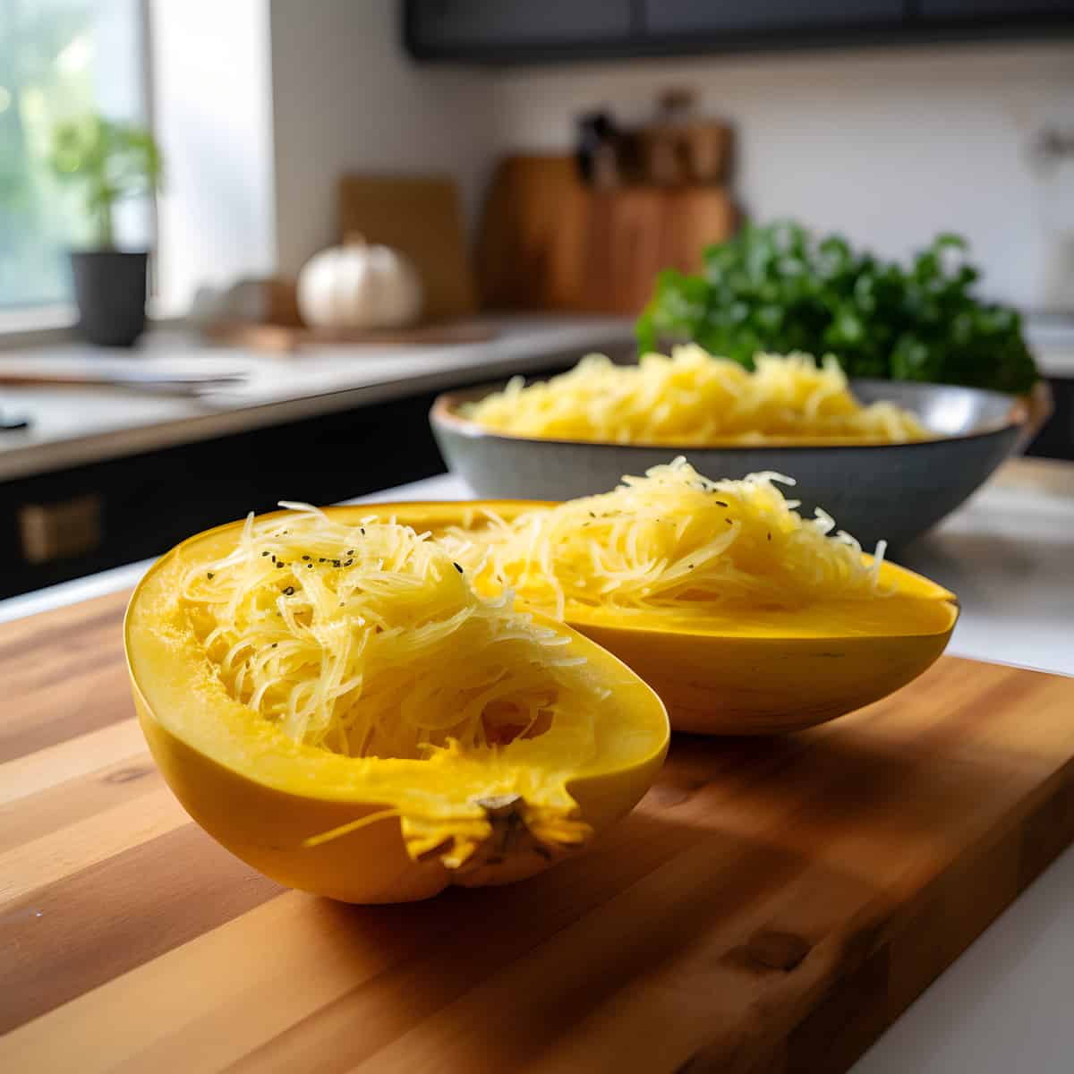 Keto Spaghetti Squash Cooking Option