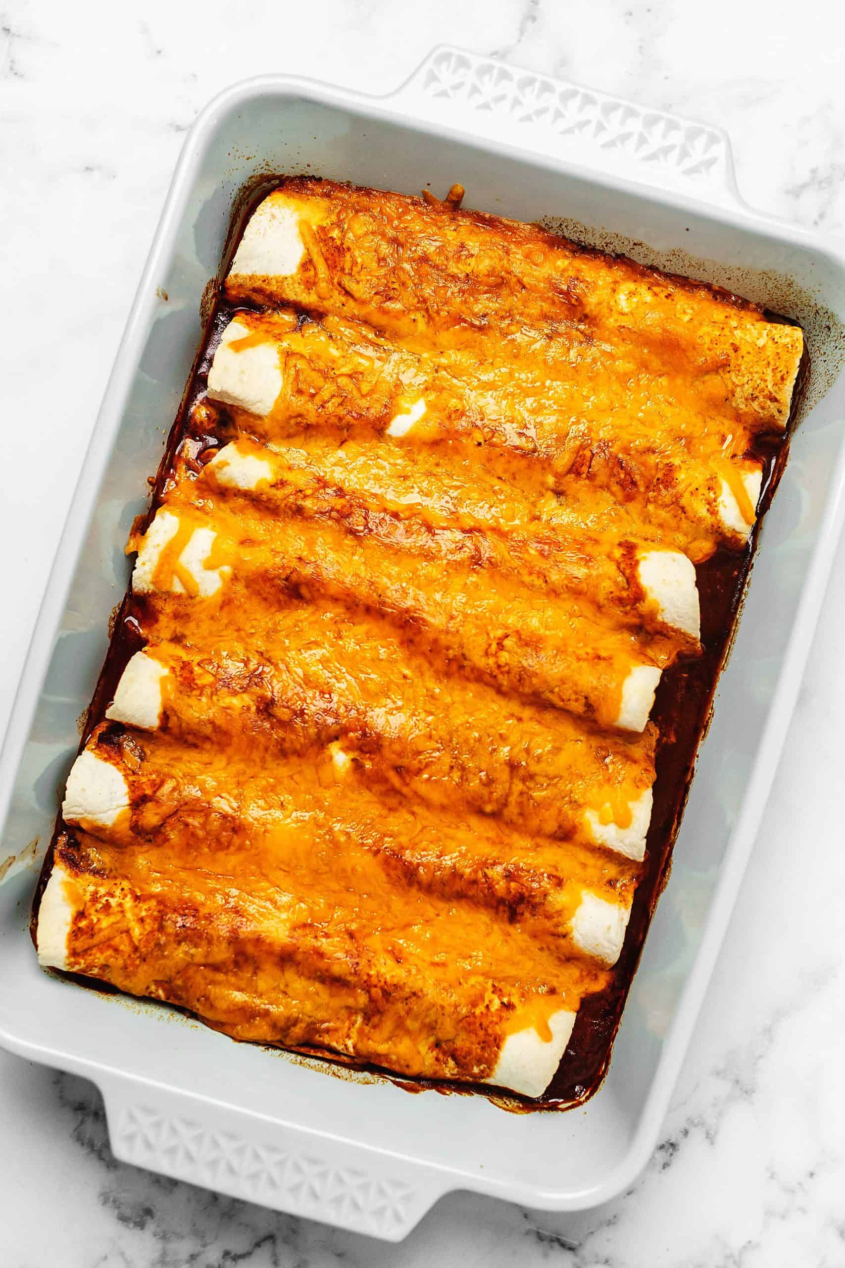 Keto Enchiladas with Ingredients