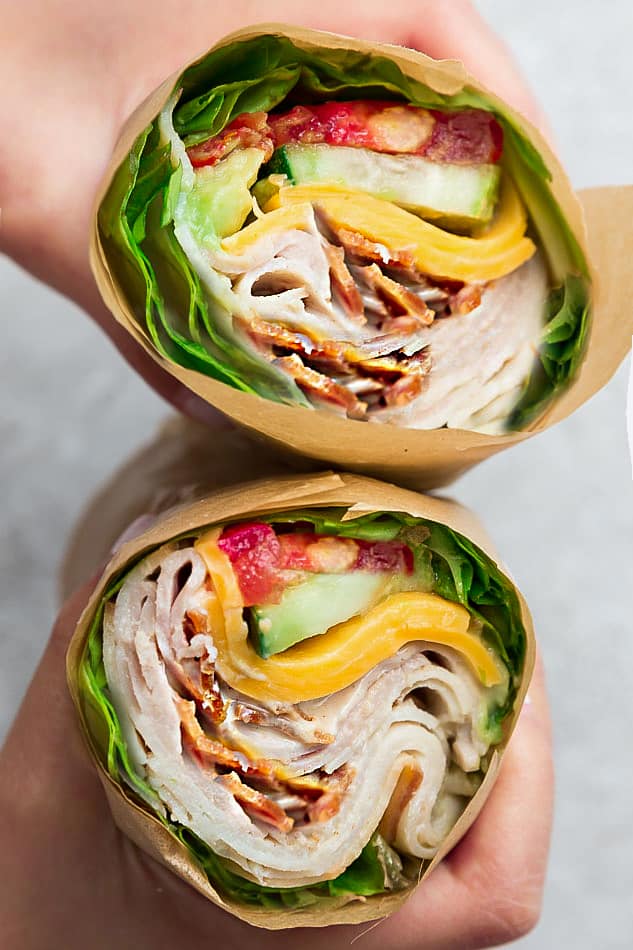 Keto wraps deliciously prepared