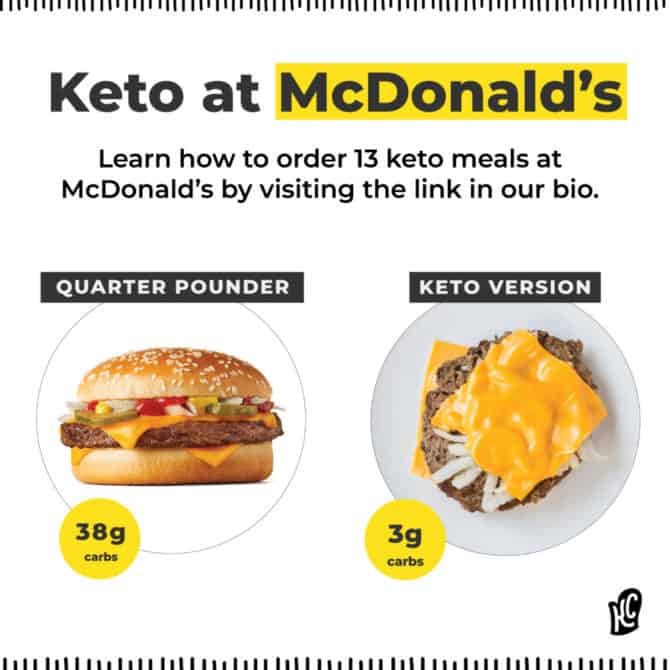 Keto McDonald's Meal